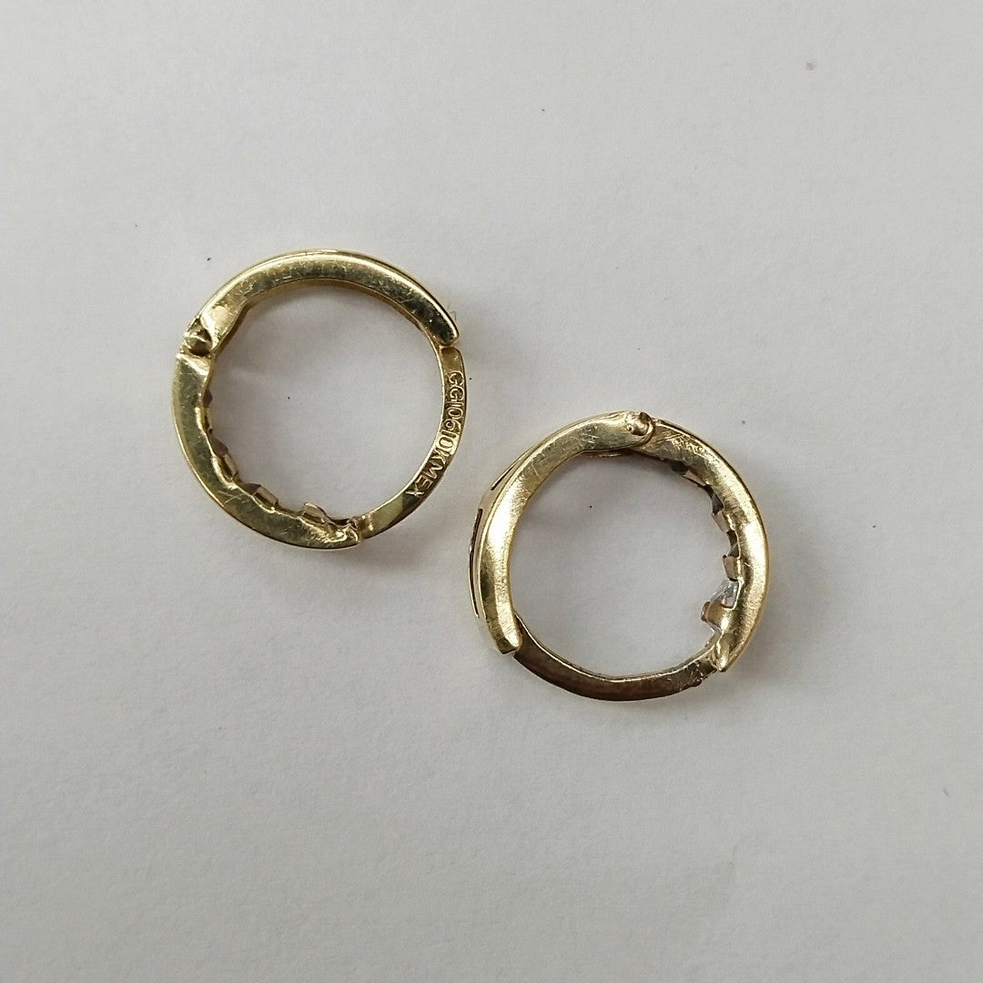 ARRACADAS PAR ORO 10 K 1.3 GRMS (SEMINUEVO)