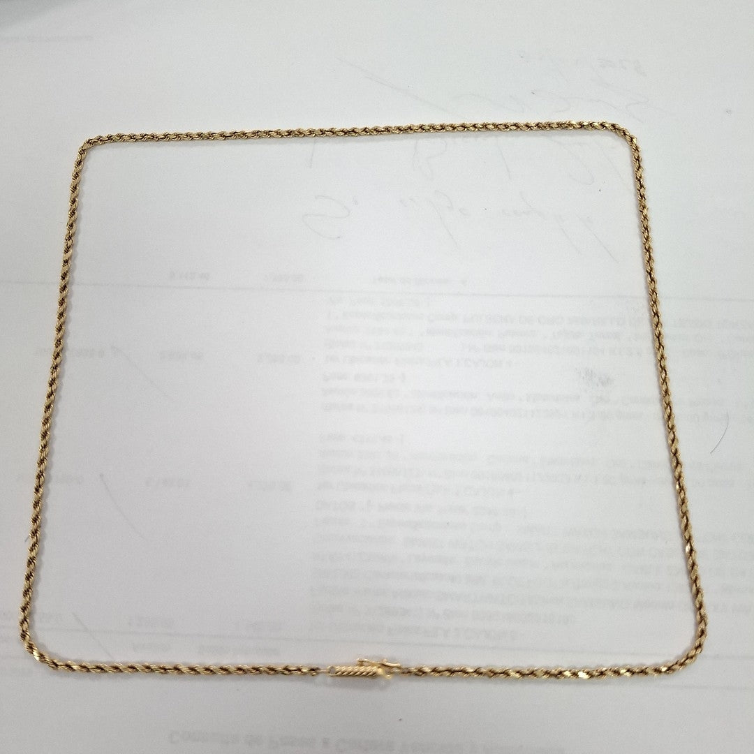 CADENA ORO 14 K 3.1 GRMS (SEMINUEVO)
