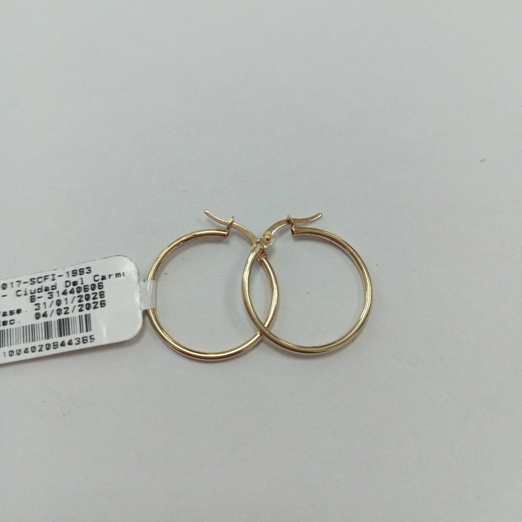 ARRACADAS PAR ORO 14 K 1,40 GRMS (SEMINUEVO)