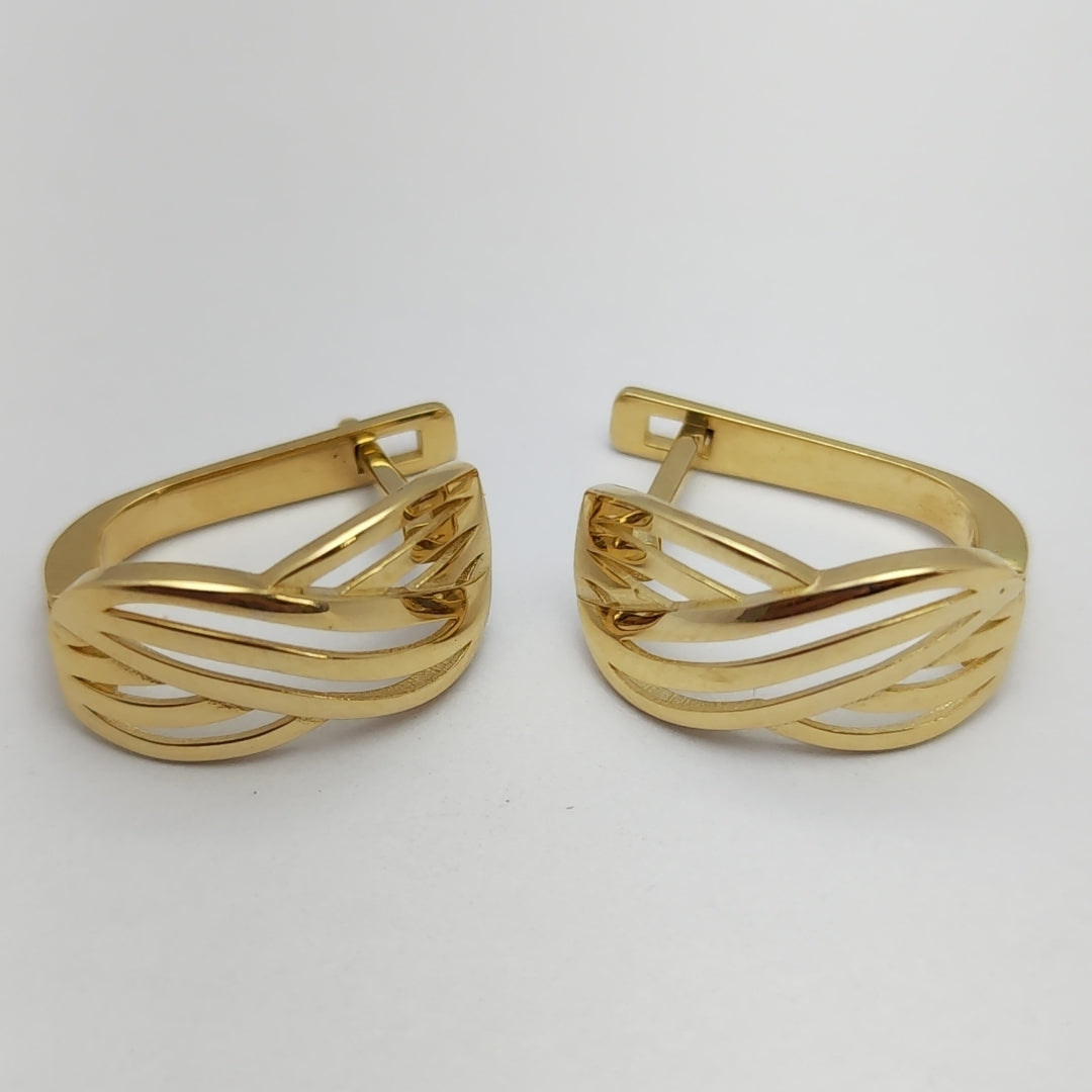 BROQUELES ORO 14K 3.8 (NUEVO)