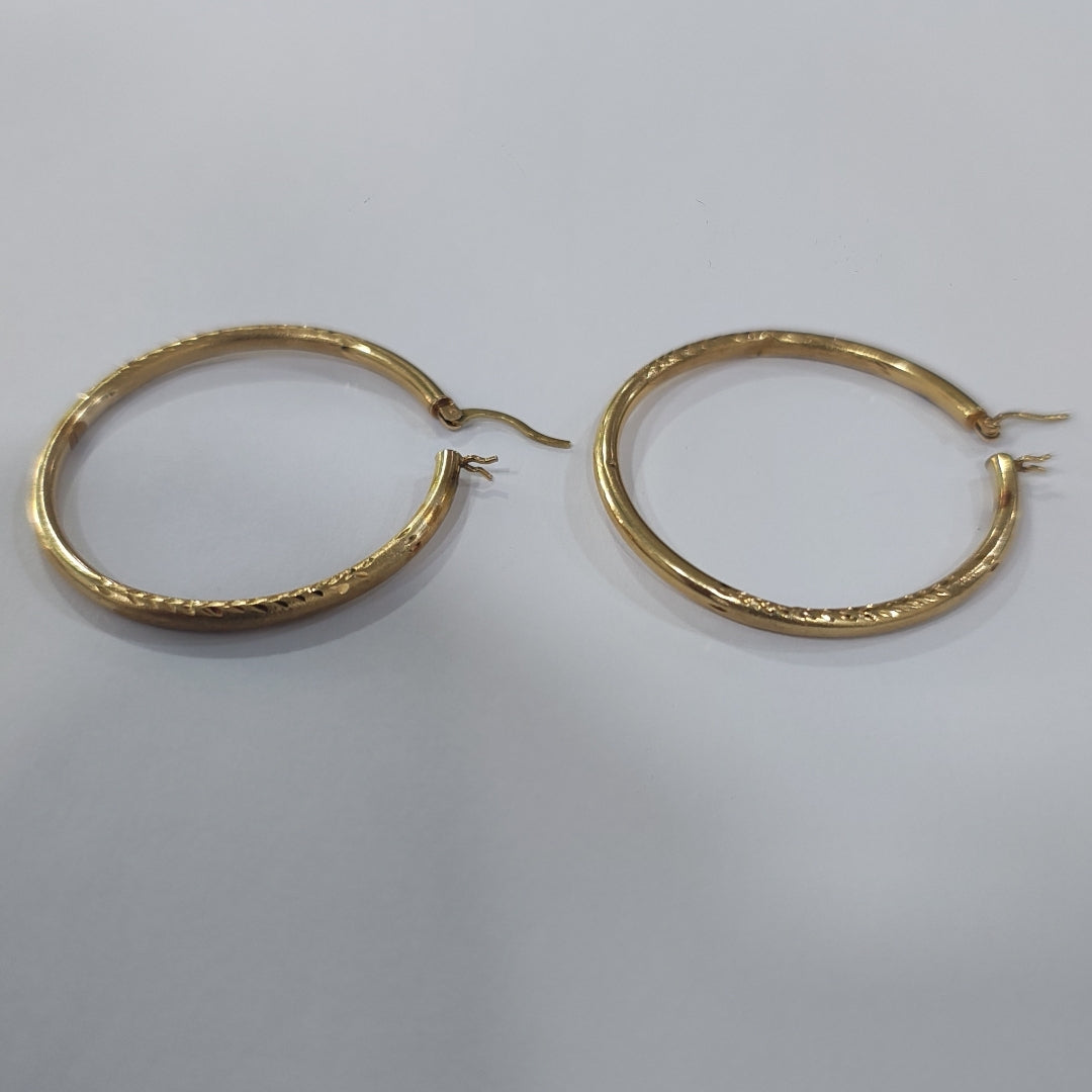 ARRACADAS PAR ORO 14 K 4,20 GRMS (SEMINUEVO)