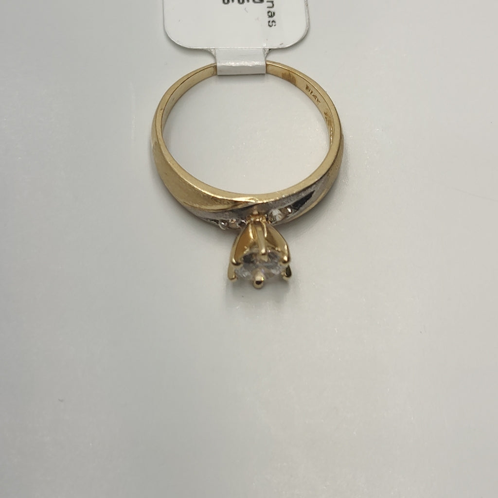 SOLITARIO ORO 14 K 2,60 GRMS (SEMINUEVO)