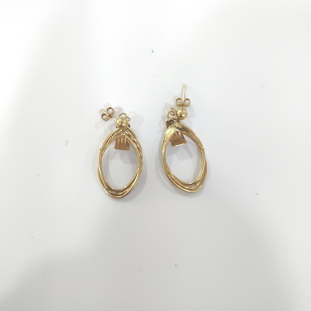 BROQUELES PAR ORO 14 K 2 GRMS (SEMINUEVO)
