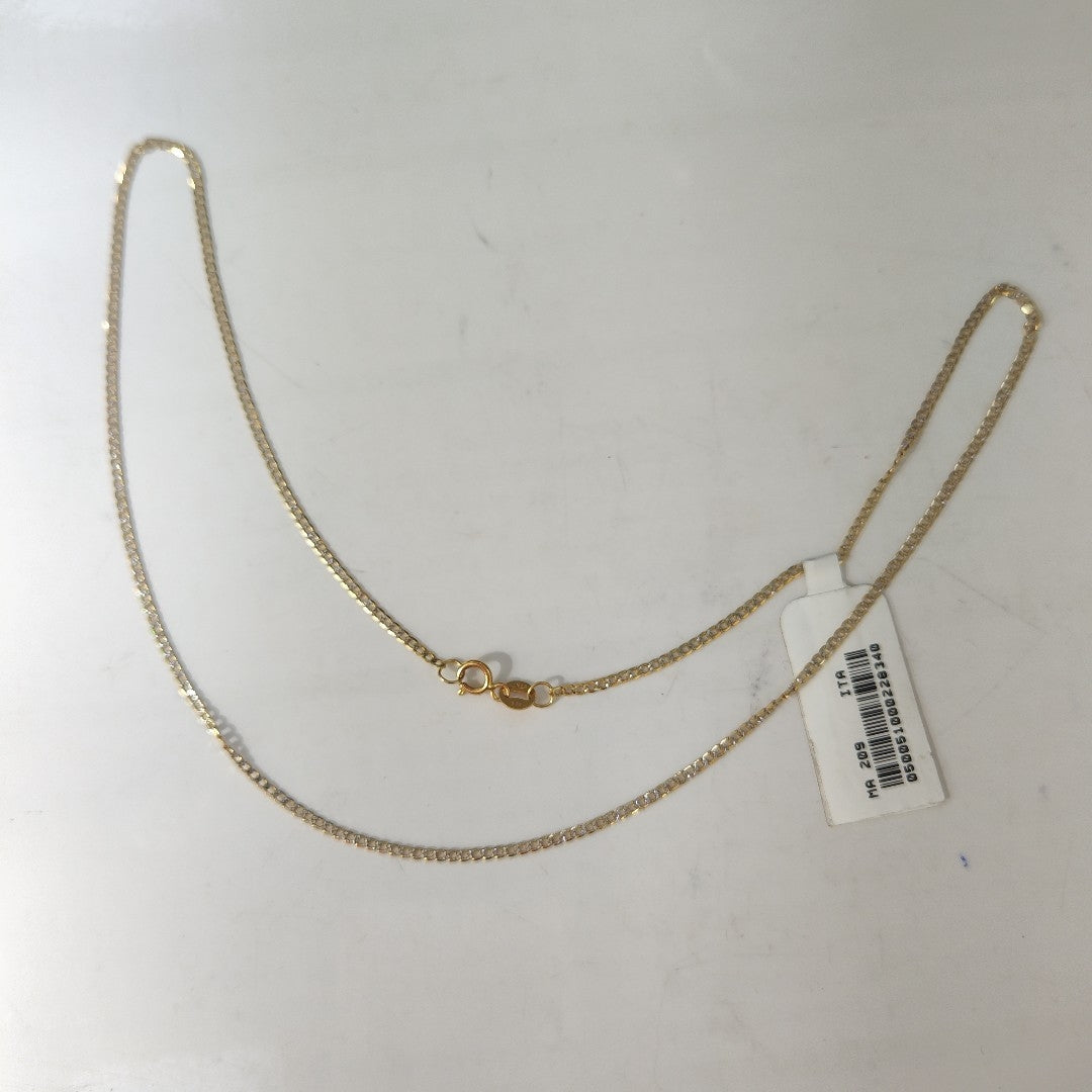 CADENAS BARBADA DIAMANTADA ORO 14K 1.8 (NUEVO)