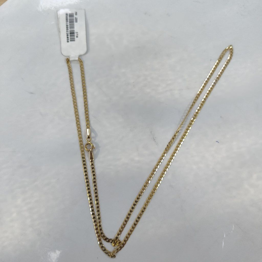 CADENAS BARBADA AMARILLA ORO 10K 2.5 (NUEVO)