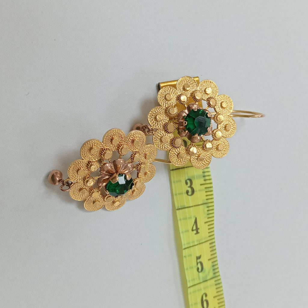 ARETES PAR ORO 8 K 6.4 GRMS (SEMINUEVO)