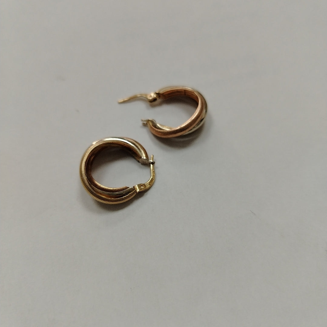 ARRACADAS PAR ORO 14 K 3.2 GRMS (SEMINUEVO)