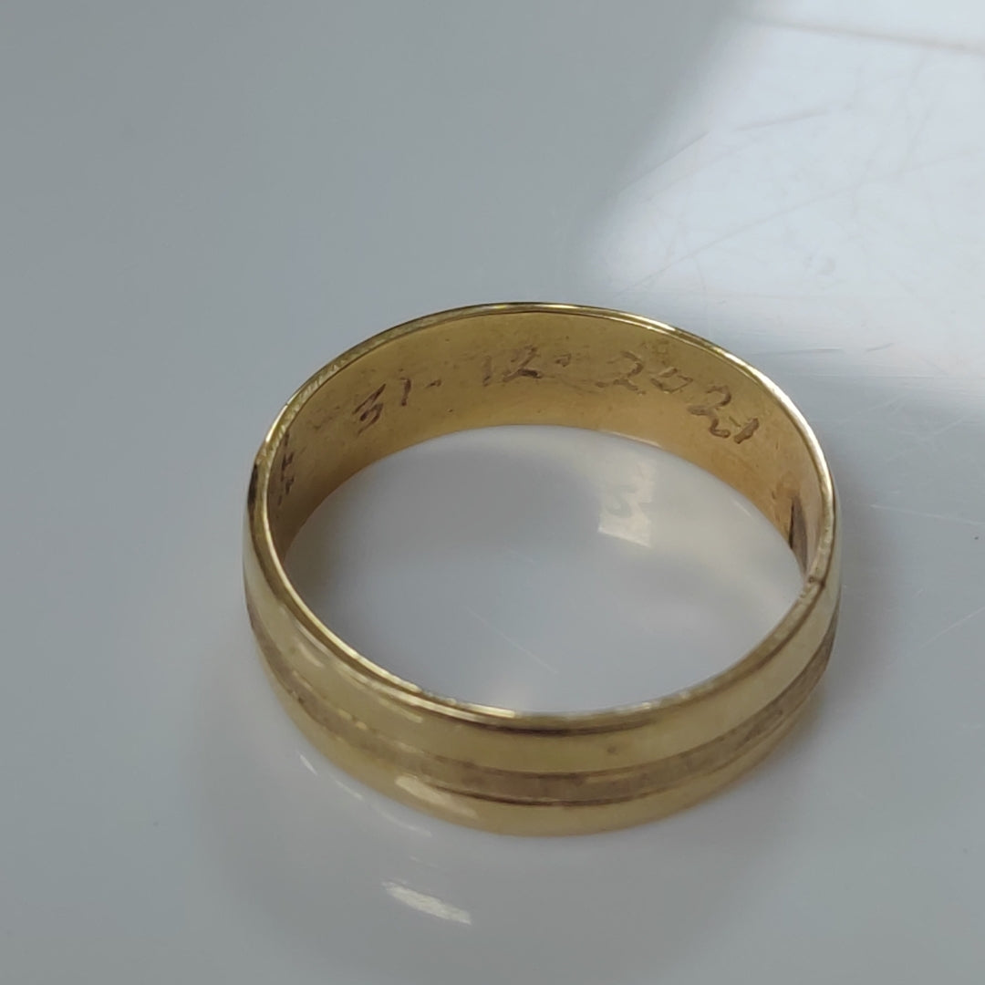 ARGOLLA ORO 14 K 4,10 GRMS (SEMINUEVO)