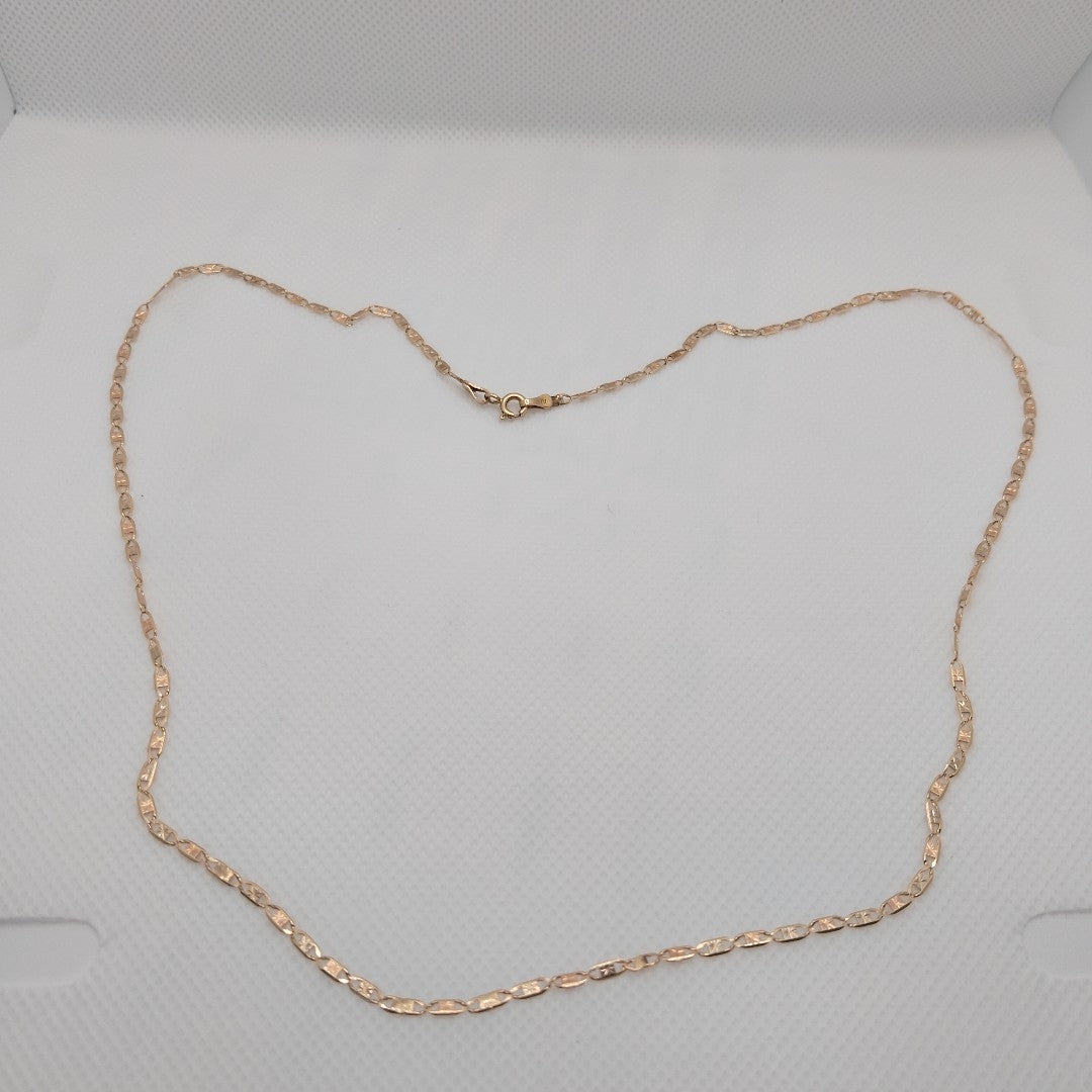 CADENA ORO COMBINADO 10 K 3.2 GRMS (SEMINUEVO)