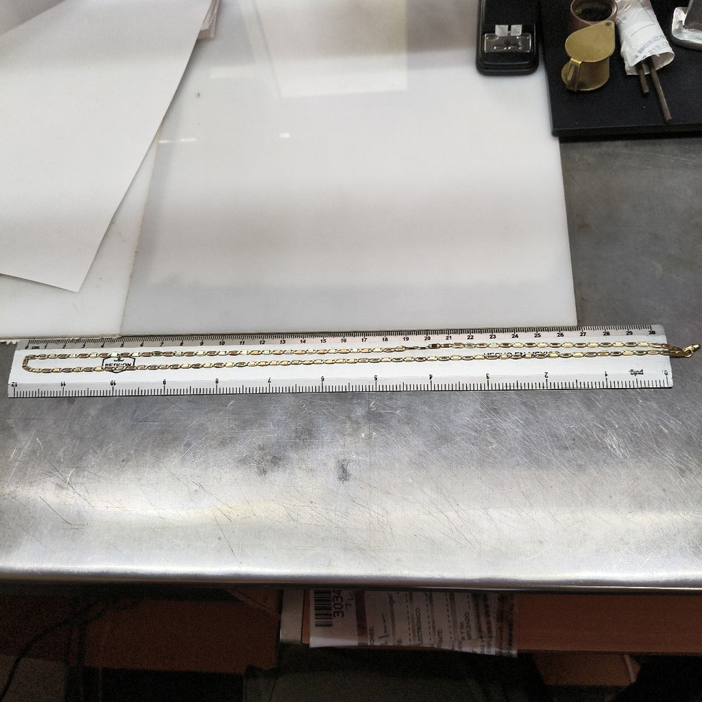 CADENA ORO, ORO COMBINADO 10 K 4.6 GRMS (SEMINUEVO)