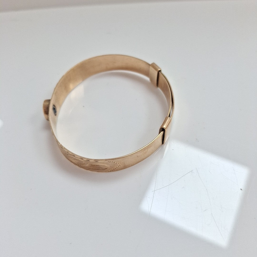 PULSERA RIGIDA ORO 14 K 18.9 GRMS (SEMINUEVO)