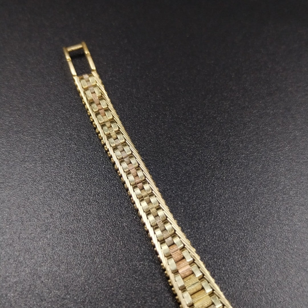 RELOJ CAJA Y PULSO ORO ORO 14 K 20.7 GRMS (SEMINUEVO)