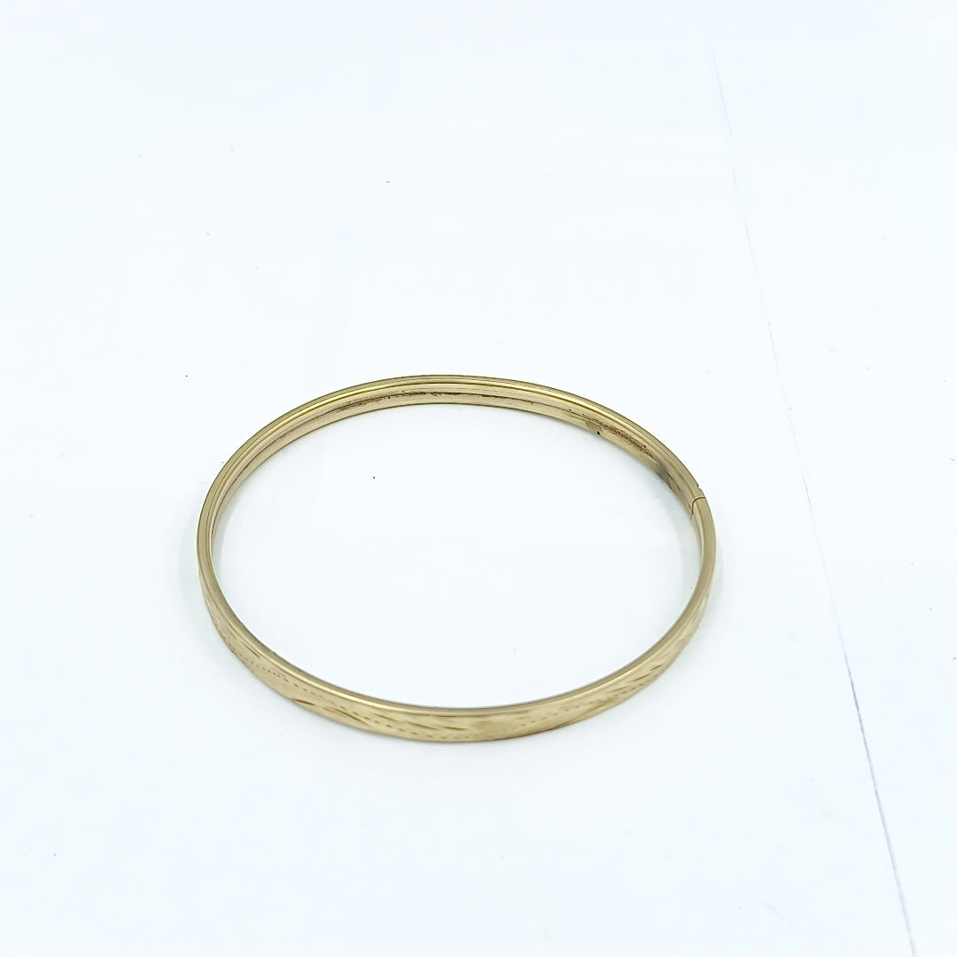 PULSERA RIGIDA ORO 10 K 5.6 GRMS (SEMINUEVO)