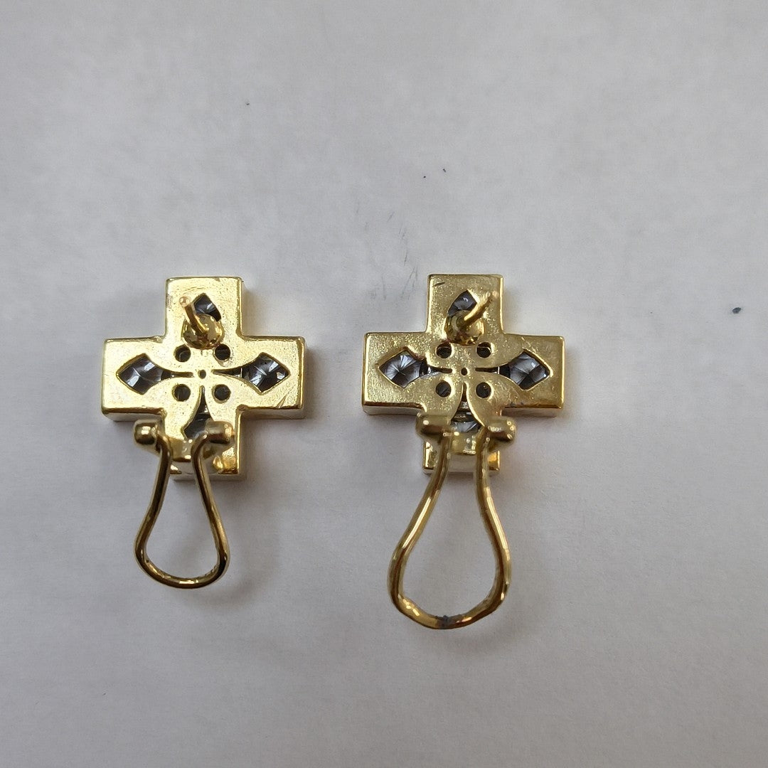 ARETES PAR ORO 14 K 11 GRMS (SEMINUEVO)