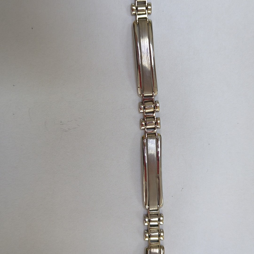 PULSERA ORO BLANCO 14 K 13.6 GRMS (SEMINUEVO)
