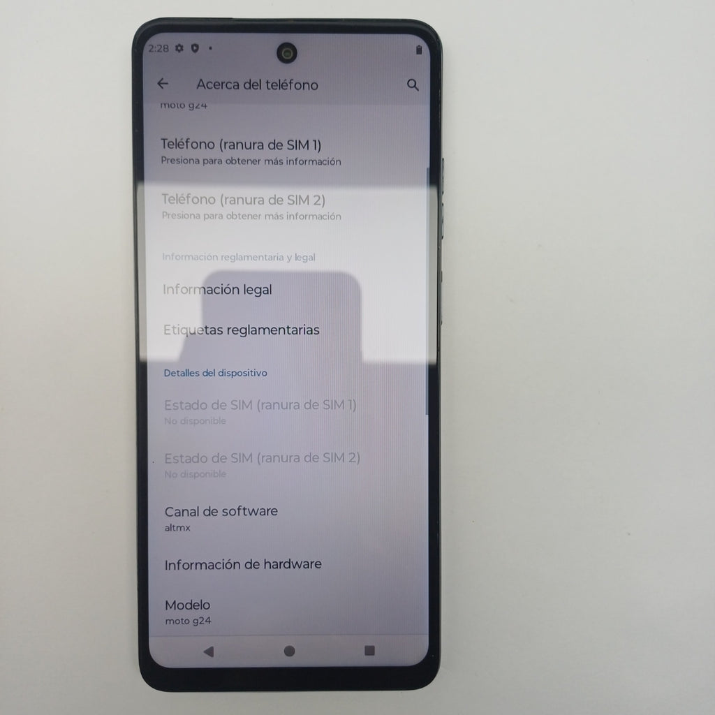 CELULAR MOTOROLA MOTO G24 XT2423-1 (2024) 128 GB 4 GB RAM