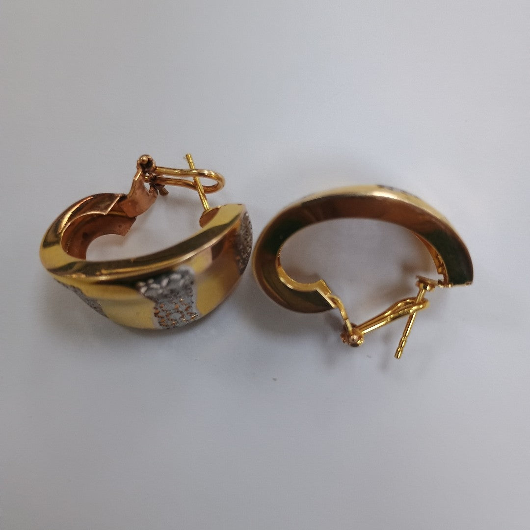 ARETES PAR ORO 8 K 5.9 GRMS (SEMINUEVO)