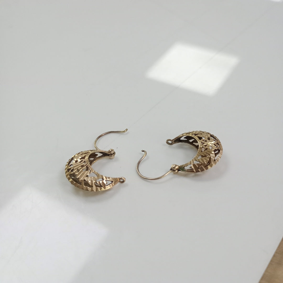 ARETES PAR ORO 10 K 2.1 GRMS (SEMINUEVO)