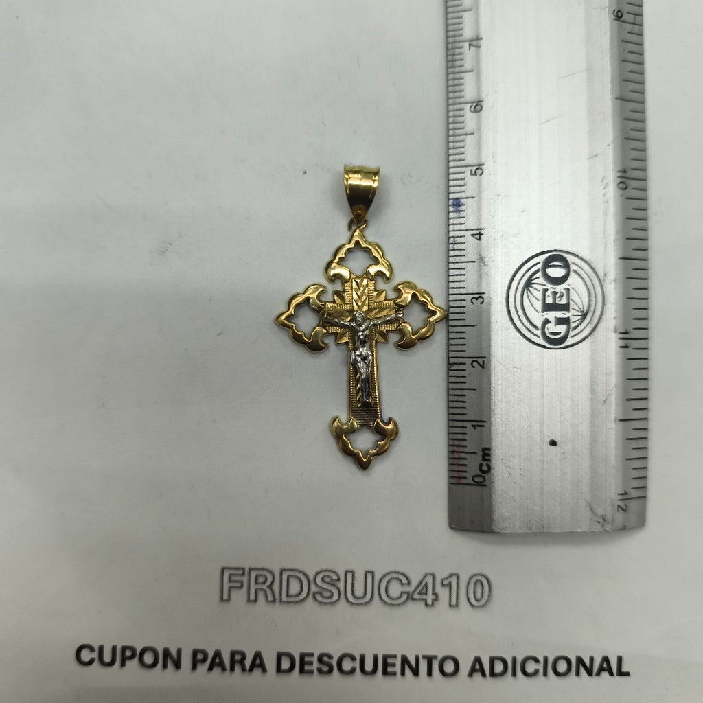 CRUCIFIJO ORO 10 K 3.2 GRMS (SEMINUEVO)