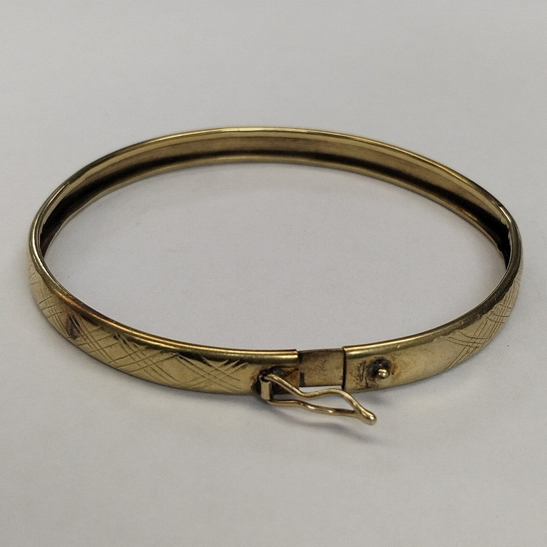 PULSERA RIGIDA ORO 10 K 6.3 GRMS (SEMINUEVO)