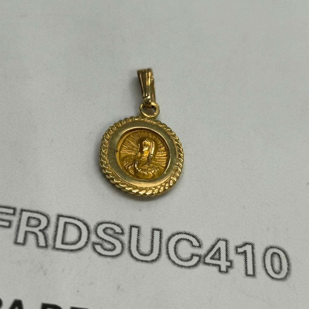 MEDALLA RELIGIOSA ORO 14 K 1,60 GRMS (SEMINUEVO)