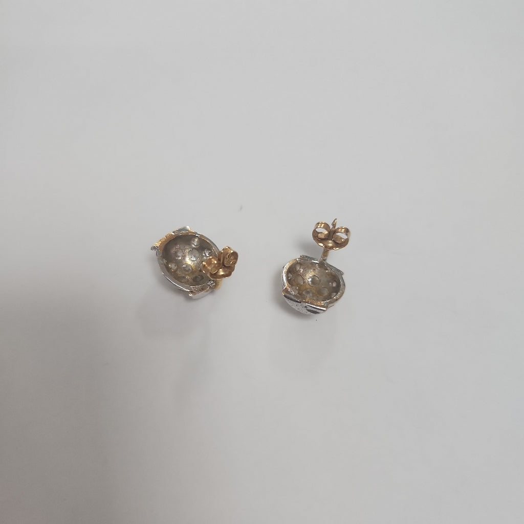 BROQUELES PAR ORO BLANCO 14 K 3,70 GRMS (SEMINUEVO)