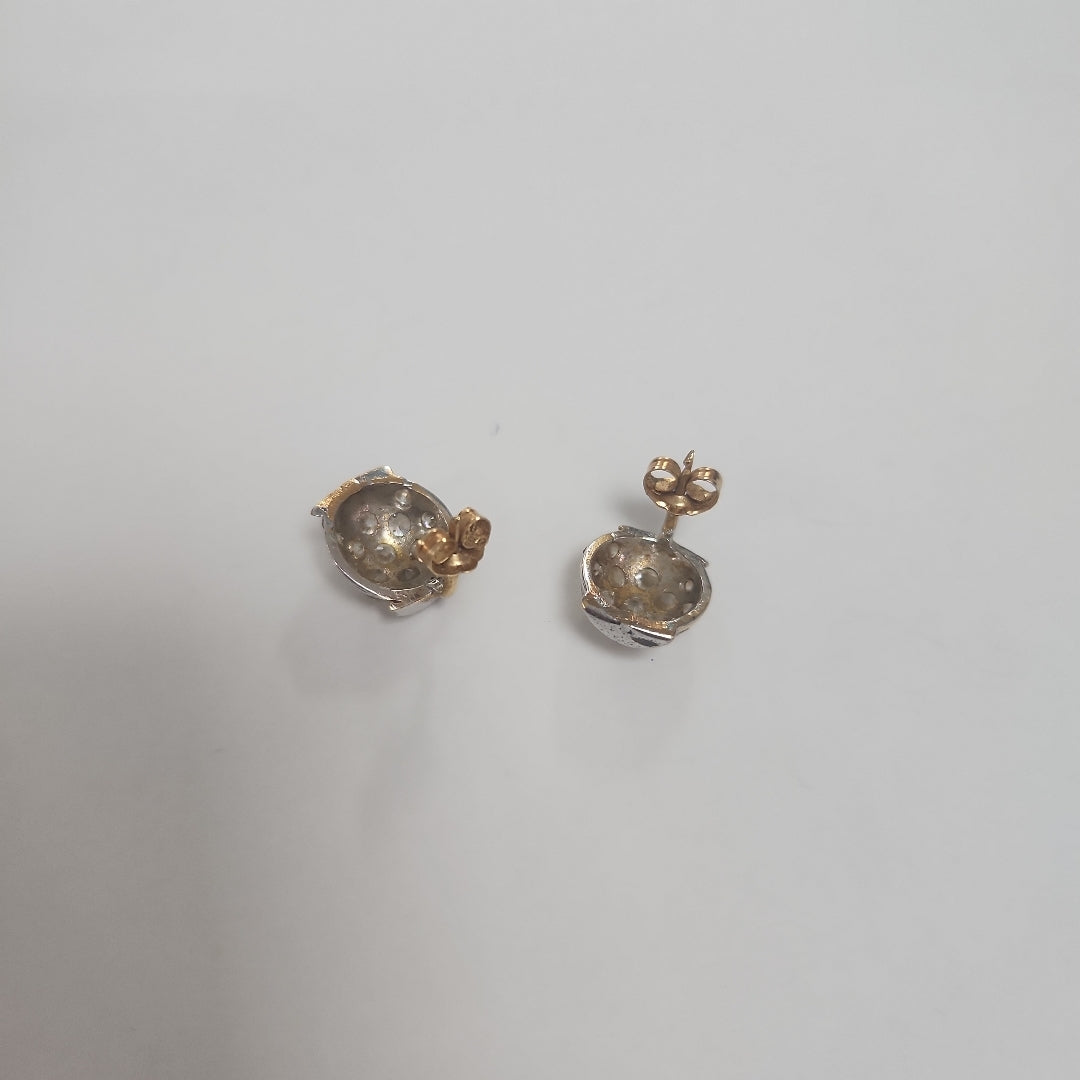BROQUELES PAR ORO BLANCO 14 K 3,70 GRMS (SEMINUEVO)