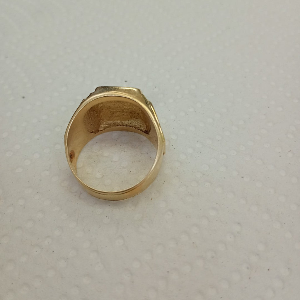 ANILLO DE GRADUACIÓN ORO 10 K 9.5 GRMS (SEMINUEVO)