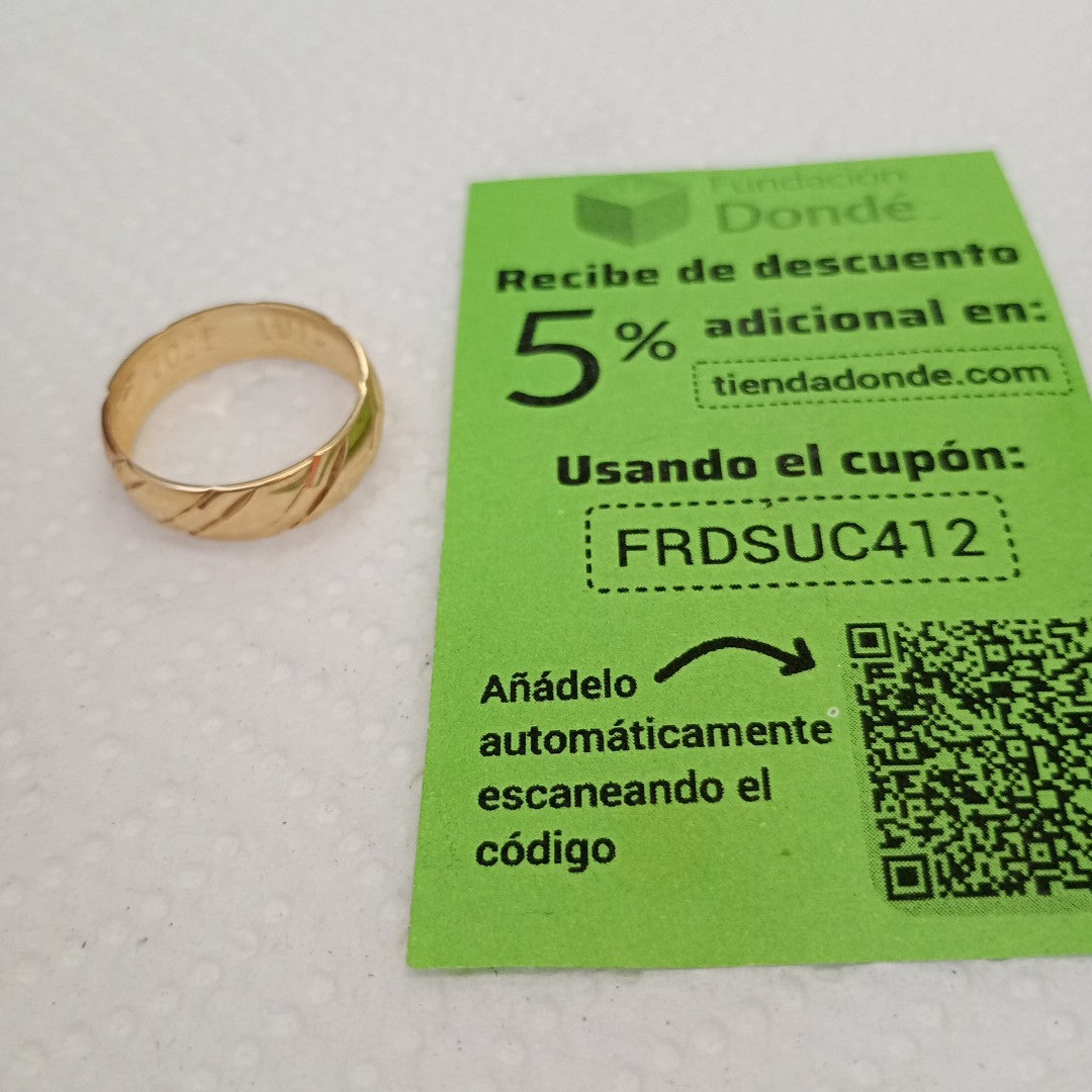 ARGOLLA ORO 10 K 2.4 GRMS (SEMINUEVO)