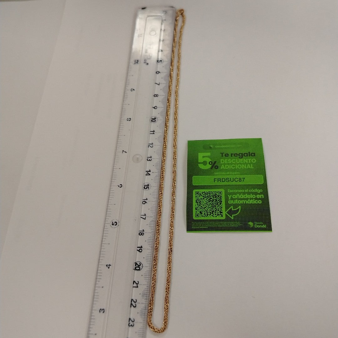 CADENA ORO 14 K 8,80 GRMS (SEMINUEVO)