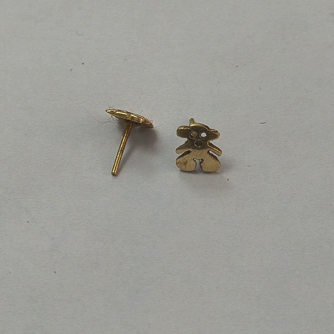ARETES PAR ORO 14 K 0,80 GRMS (SEMINUEVO)