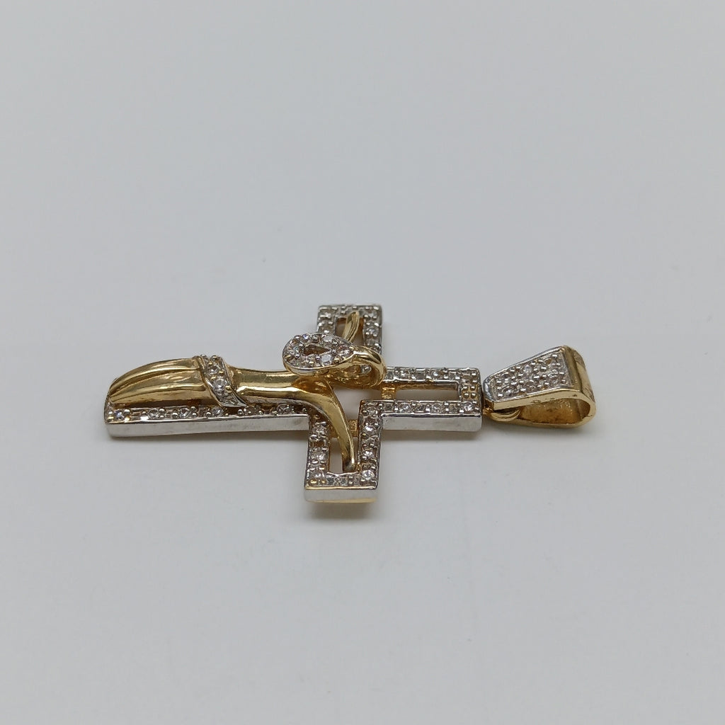 CRUCIFIJO ORO 14 K 6.5 GRMS (SEMINUEVO)