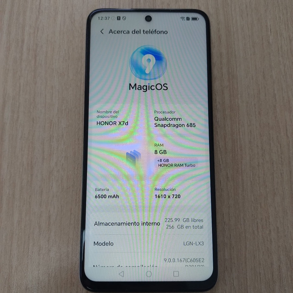 CELULAR HONOR X7D LGN-LX3 (2025) 256 GB 8 GB RAM (SEMINUEVO)