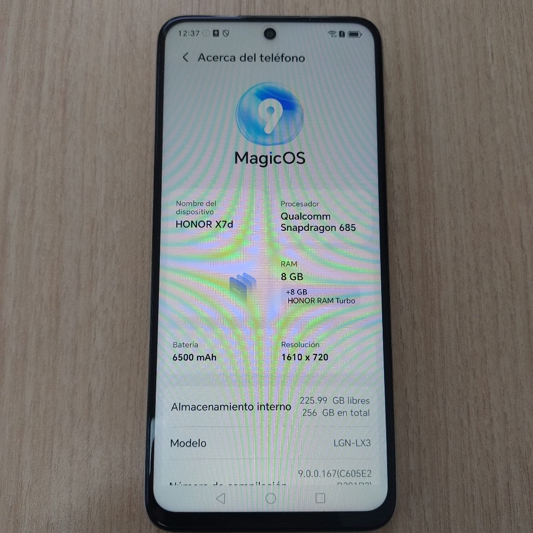 CELULAR HONOR X7D LGN-LX3 (2025) 256 GB 8 GB RAM (SEMINUEVO)