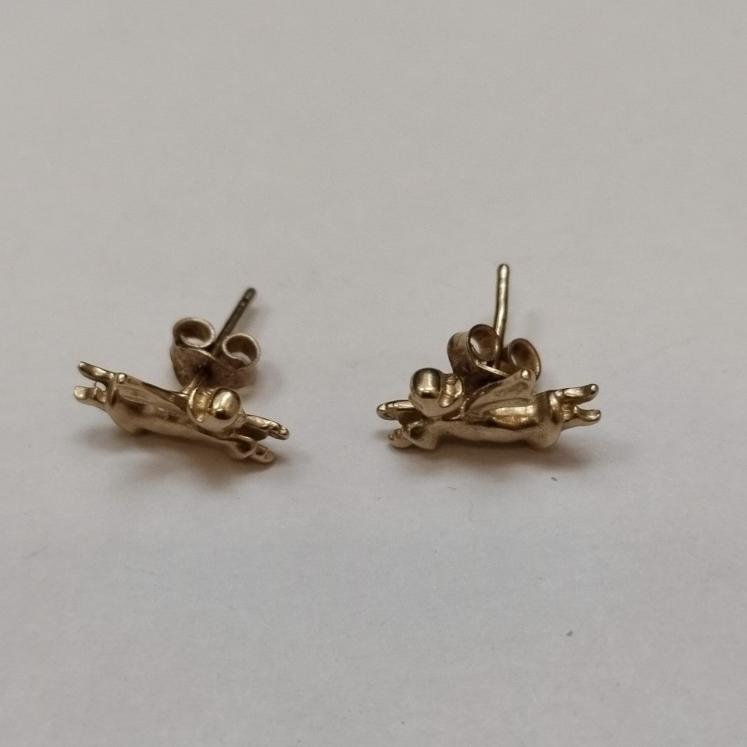 ARETES PAR ORO 14 K 1.9 GRMS (SEMINUEVO)