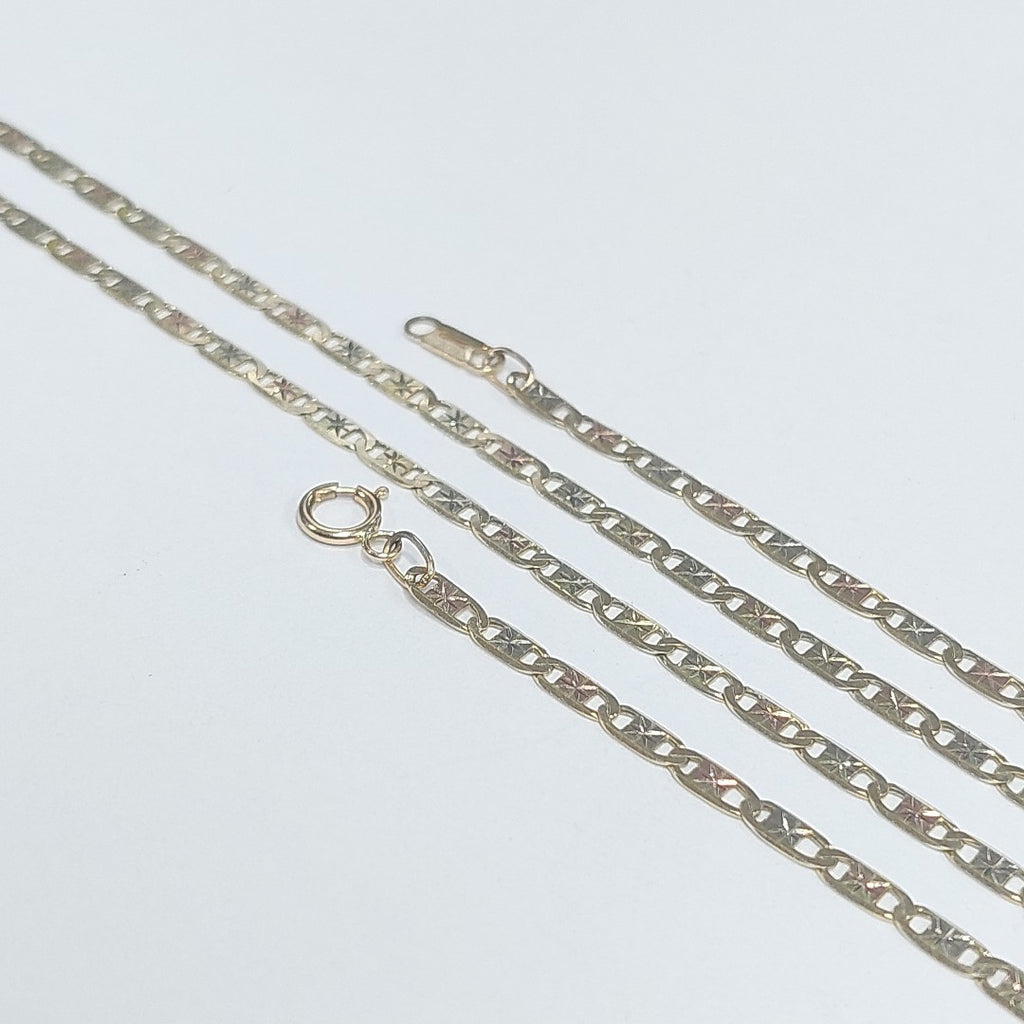 CADENA ORO, ORO COMBINADO 14 K 5 GRMS (SEMINUEVO)