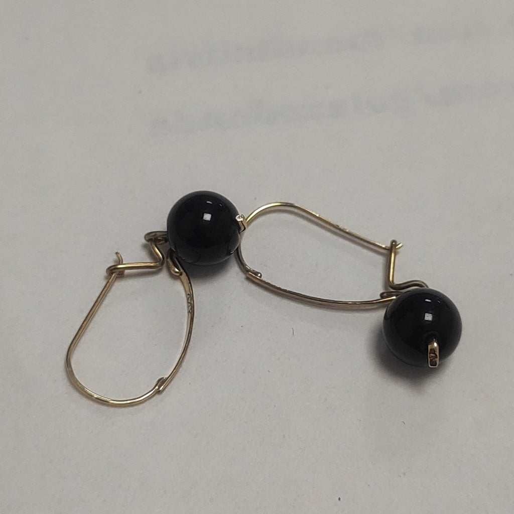 ARETES PAR ORO 14 K 1 GRMS (SEMINUEVO)