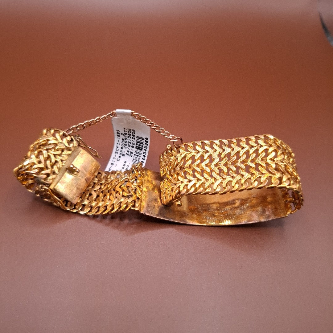 BRAZALETE ORO 8 K 38.2 GRMS (SEMINUEVO)
