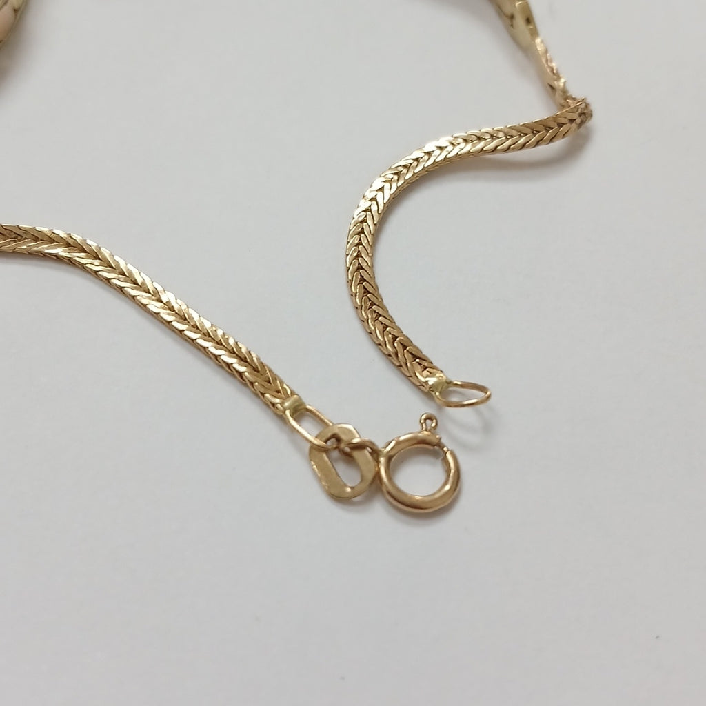 PULSERA ORO, ORO COMBINADO 10 K 4.7 GRMS (SEMINUEVO)