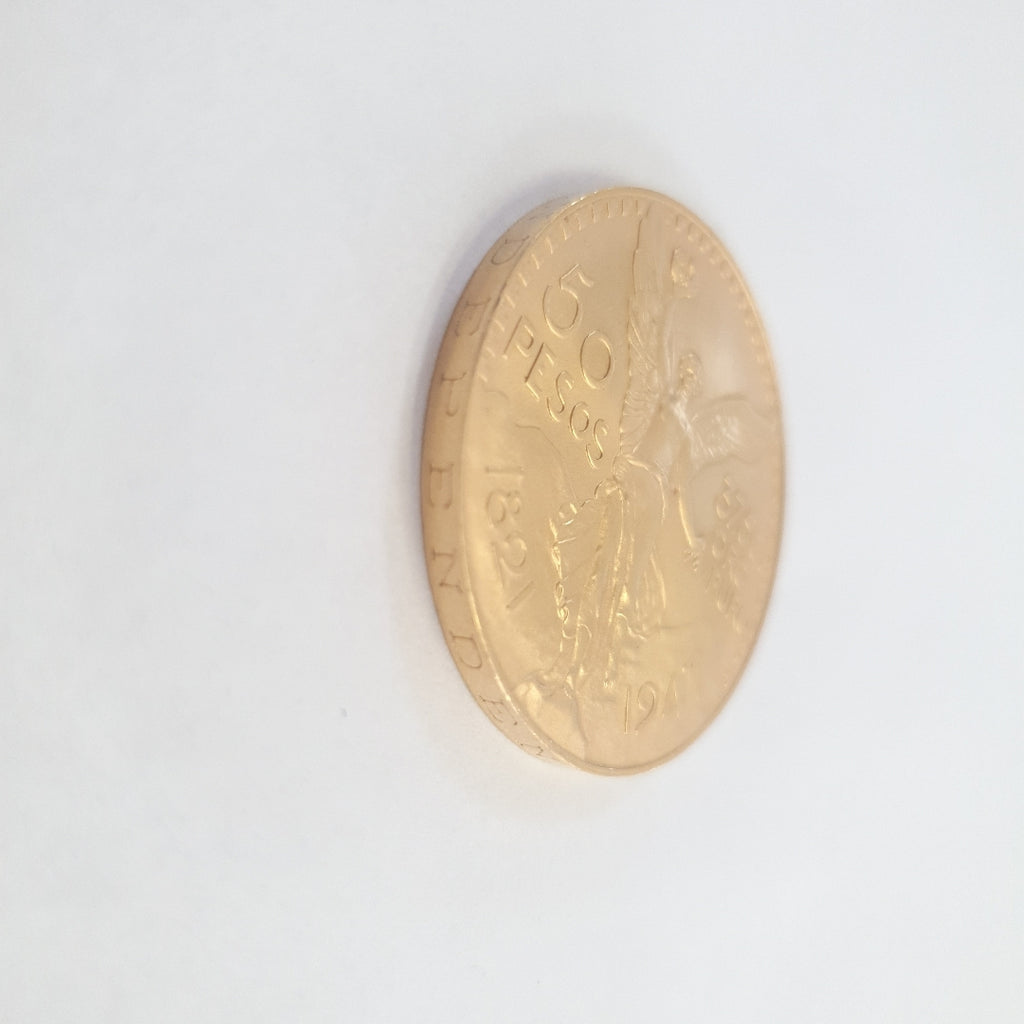 K1 41.6 GRMS 21 K IDENTIFICACIÓN MONEDA NOMINATIVA MONEDAS PESOS 50 PESO (SEMINUEVO)