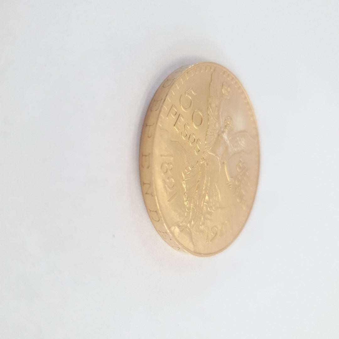 K1 41.6 GRMS 21 K IDENTIFICACIÓN MONEDA NOMINATIVA MONEDAS PESOS 50 PESO (SEMINUEVO)