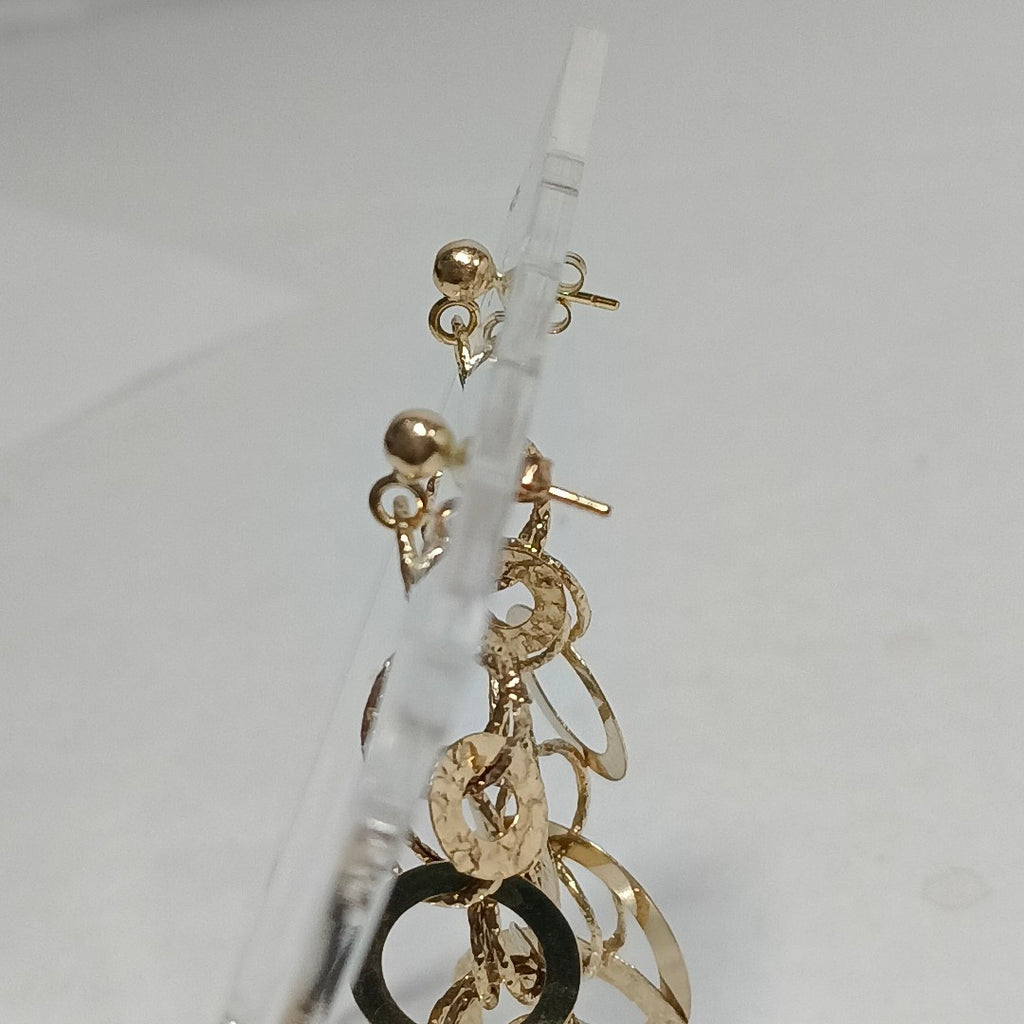 ARETES PAR ORO 14 K 7,20 GRMS (SEMINUEVO)