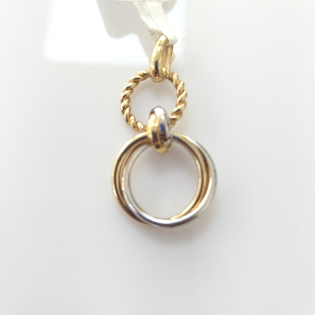 DIJE ORO,ORO COMBINADO 14 K 1,80 GRMS (SEMINUEVO)