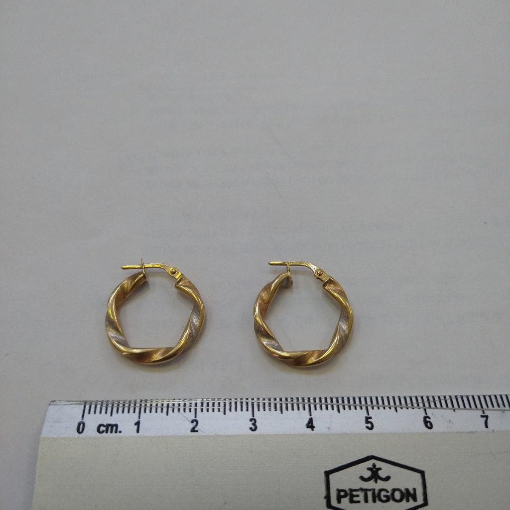 ARRACADAS PAR ORO 14 K 1,30 GRMS (SEMINUEVO)