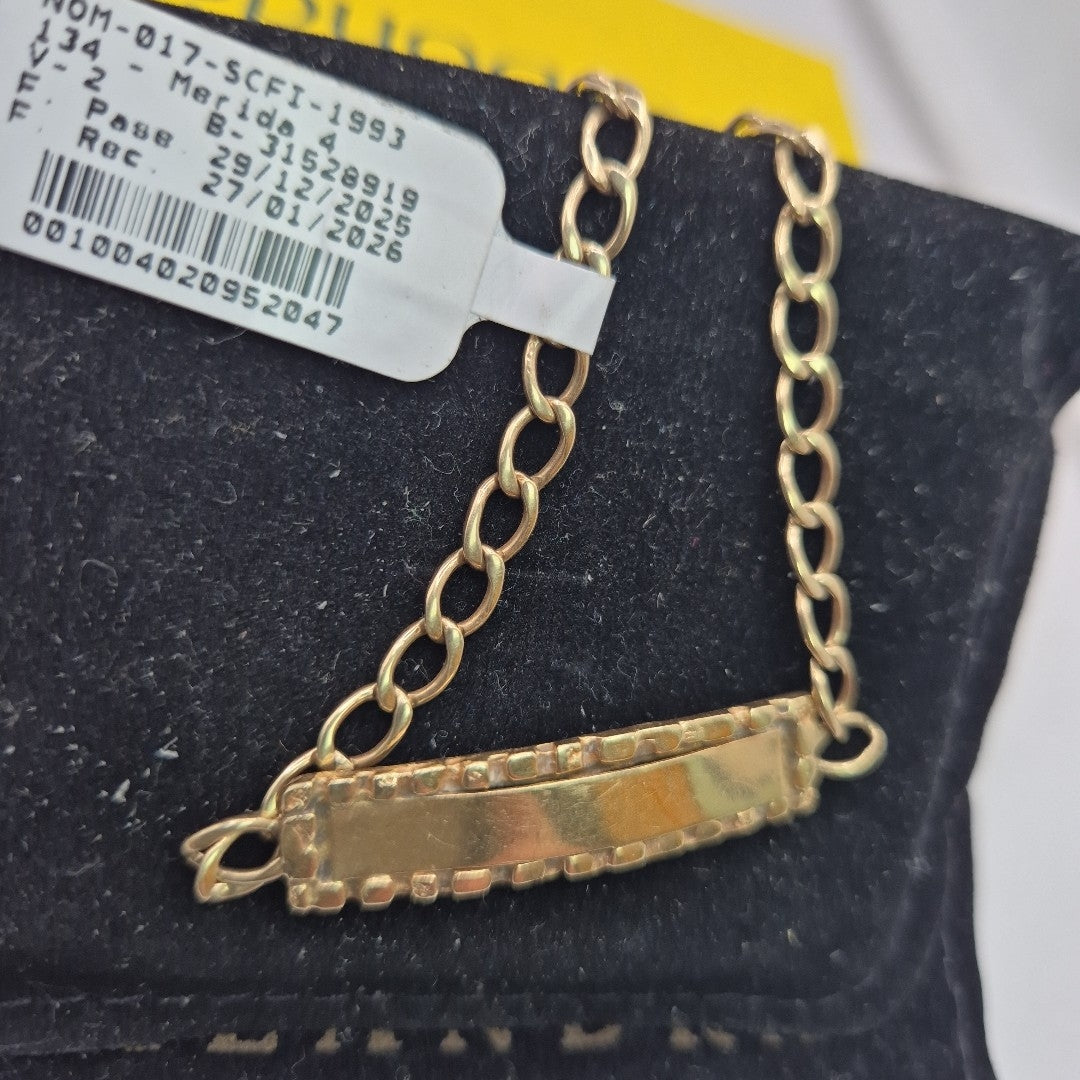 ESCLAVA ORO 10 K 8,50 GRMS (SEMINUEVO)