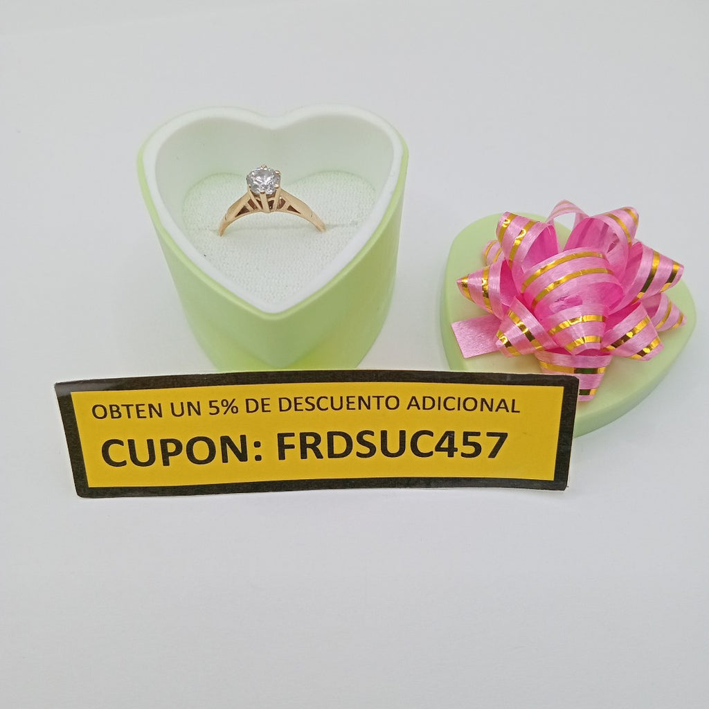 SOLITARIO ORO 14 K 1,70 GRMS (SEMINUEVO)