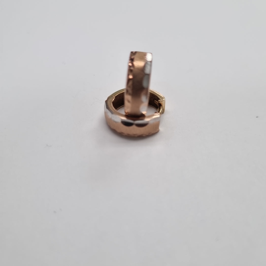 ARRACADAS PAR ORO, ORO COMBINADO 10 K 1.6 GRMS (SEMINUEVO)