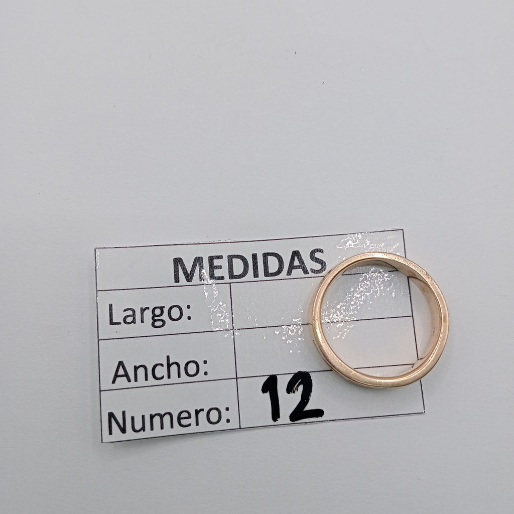 ARGOLLA ORO 14 K 11.2 GRMS (SEMINUEVO)