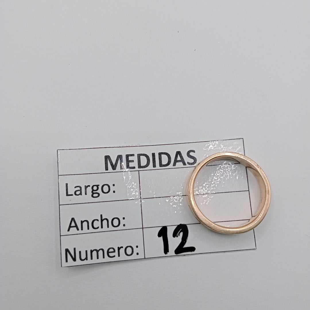 ARGOLLA ORO 14 K 11.2 GRMS (SEMINUEVO)