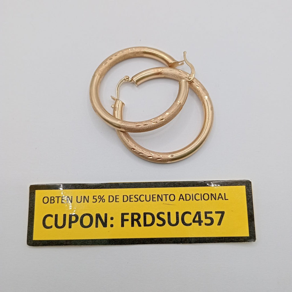 ARRACADAS PAR ORO 10 K 4,60 GRMS (SEMINUEVO)